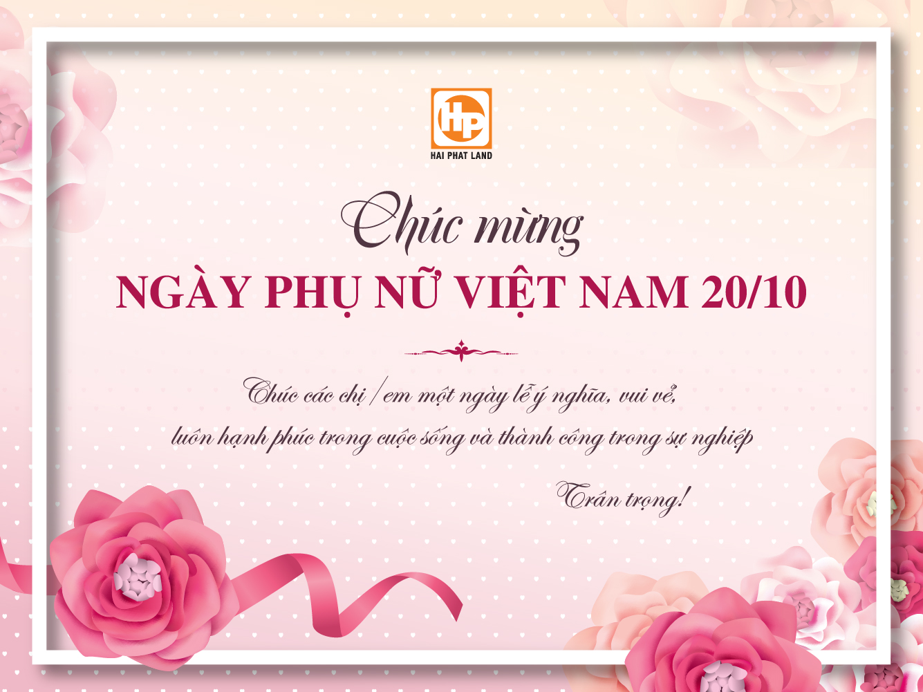 Hải Phát Land tổ chức tri ân chị em CBNV nhân dịp 20/10