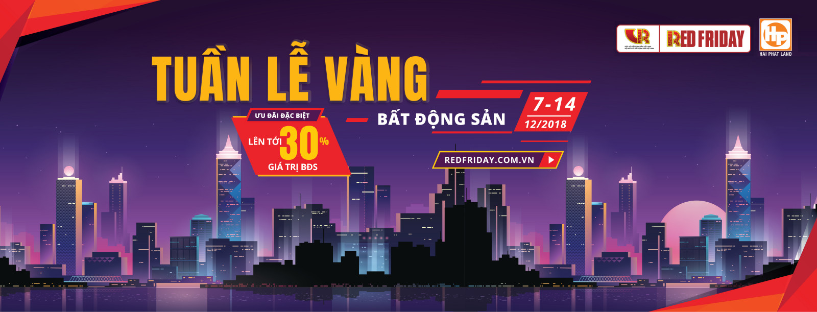 Hải Phát Land tham gia Tuần lễ Vàng bất động sản - RED FRIDAY