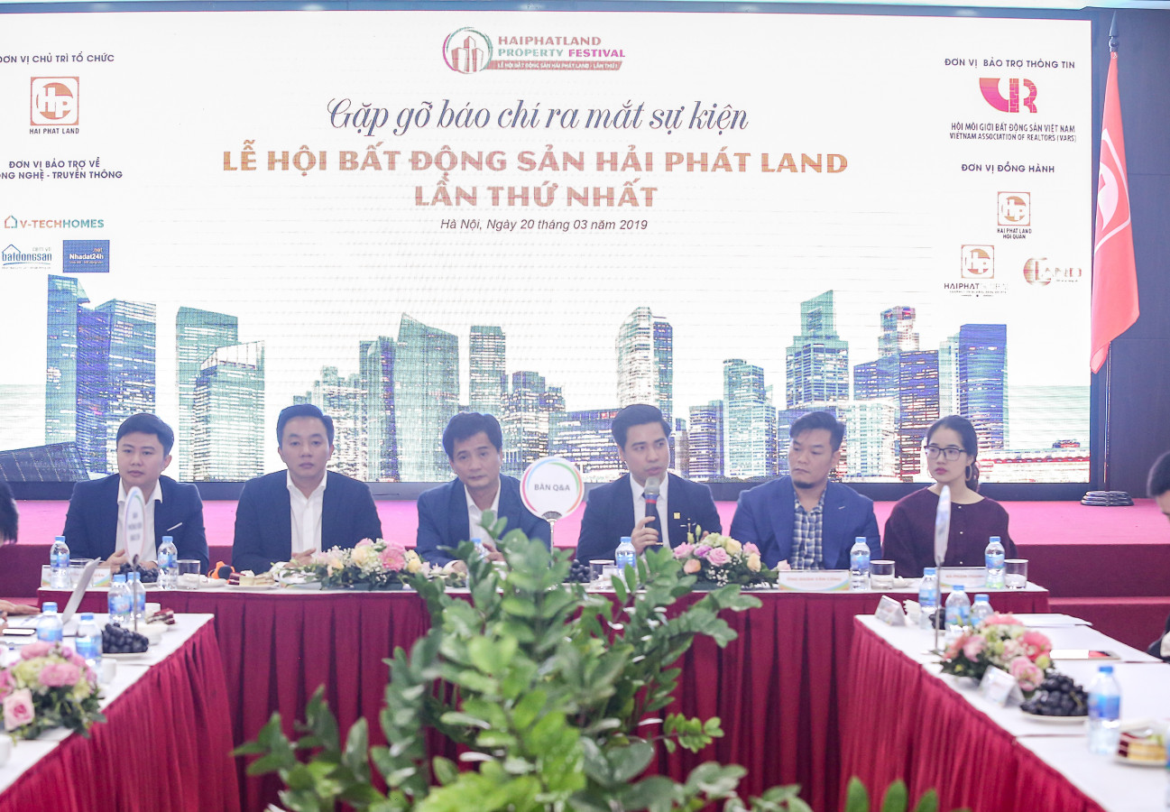 Gặp gỡ báo chí ra mắt sự kiện: "Lễ hội Bất động sản Hải Phát Land lần thứ I"