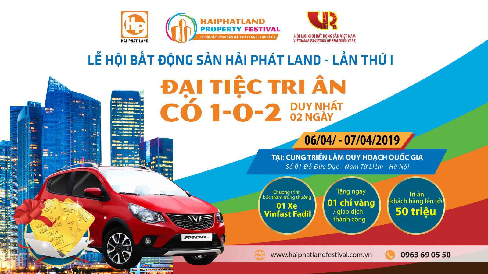 Chương trình ưu đãi quà tặng chưa từng có tại Lễ hội BĐS Hải Phát Land lần thứ I