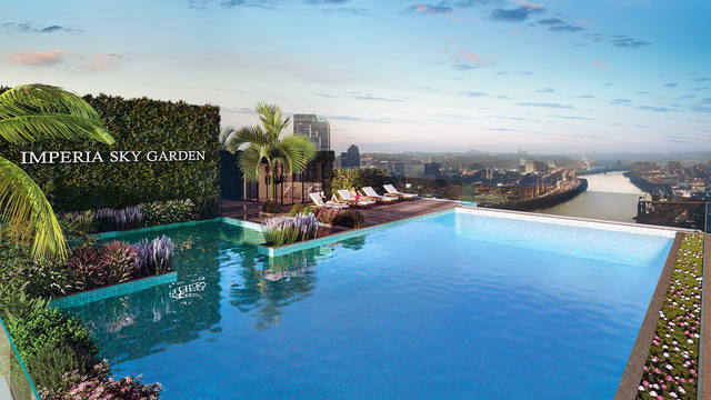 Imperia Sky Garden: Giúp cư dân tận hưởng ngày hè