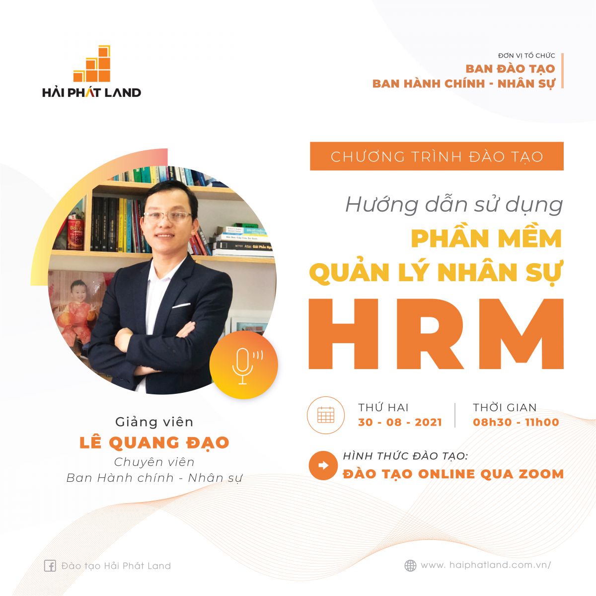 HẢI PHÁT LAND TỔ CHỨC CHƯƠNG TRÌNH "ĐÀO TẠO SỬ DỤNG PHẦN MỀM QUẢN LÝ NHÂN SỰ HRM"