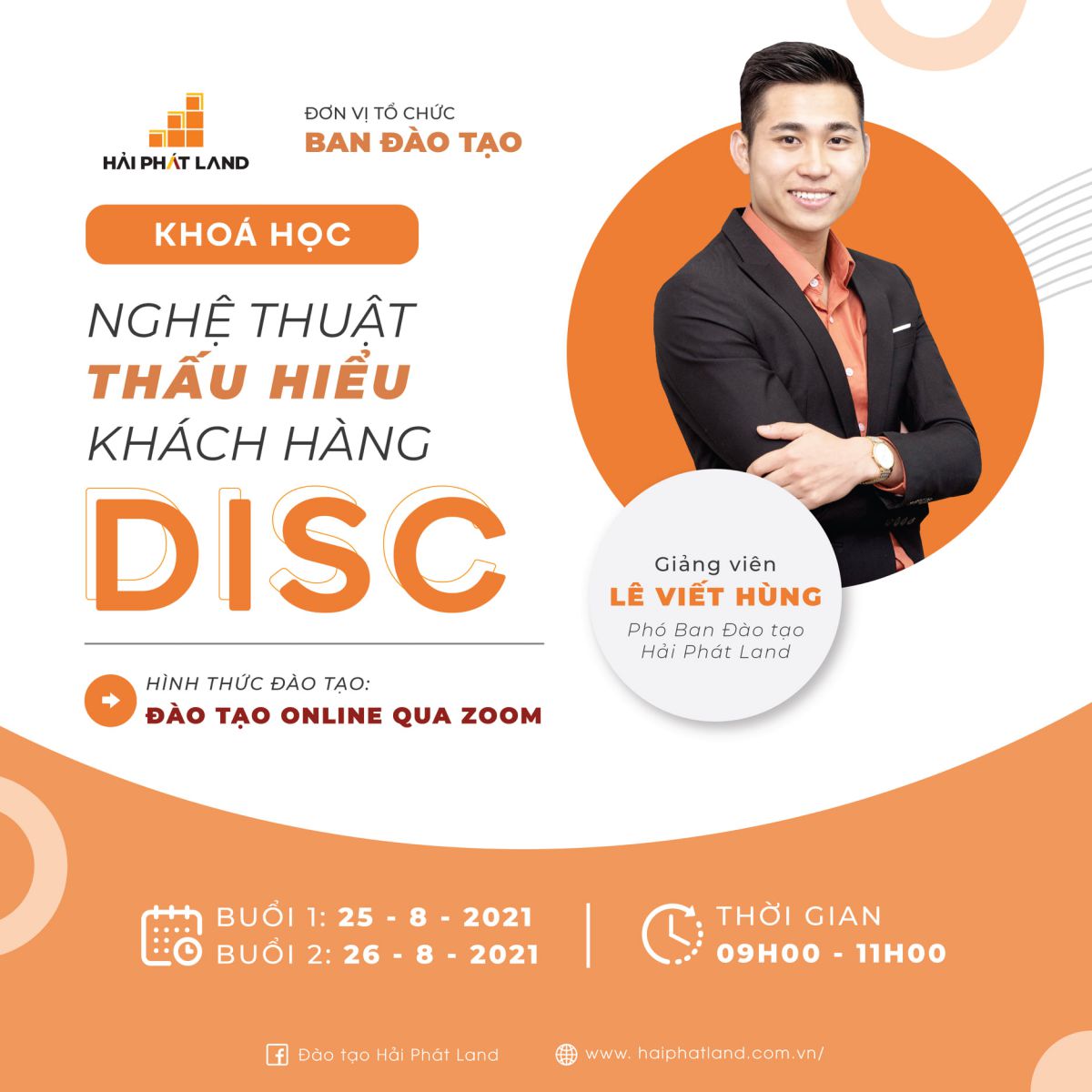 HẢI PHÁT LAND TỔ CHỨC CHƯƠNG TRÌNH ĐÀO TẠO "NGHỆ THUẬT THẤU HIỂU KHÁCH HÀNG - DISC"