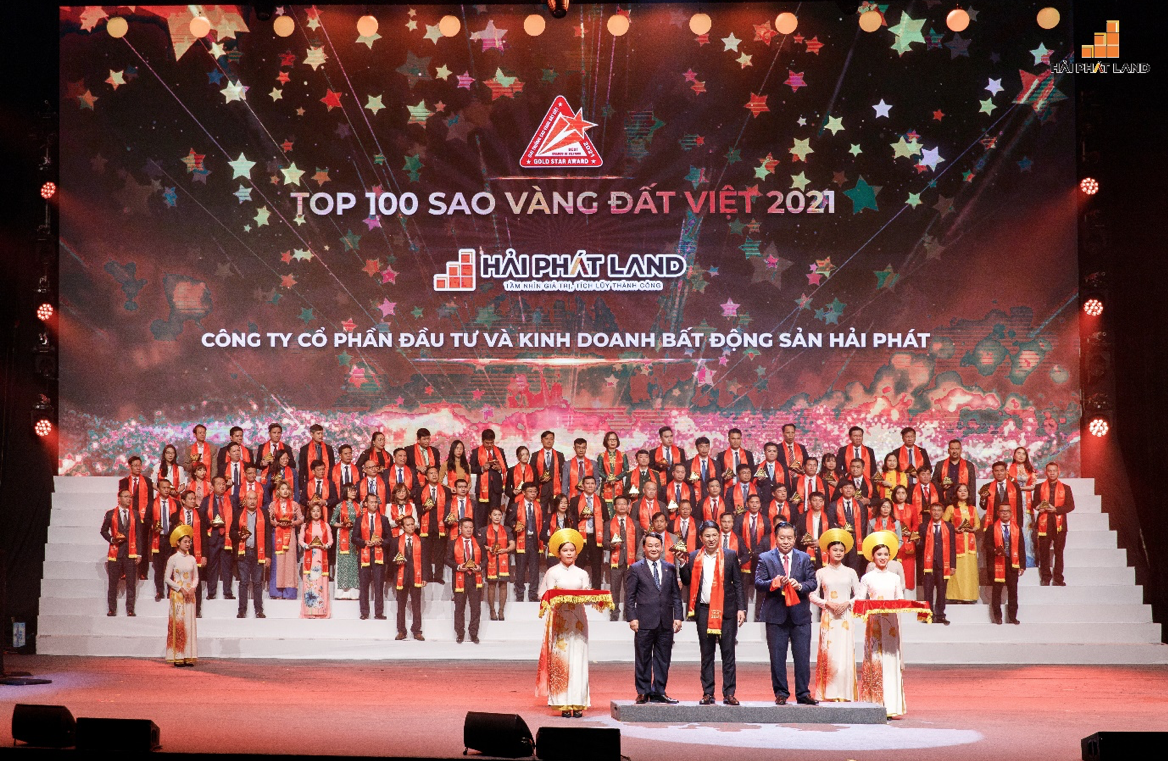 Top 100 giải thưởng Sao Vàng đất Việt 2021 xướng tên Hải Phát Land