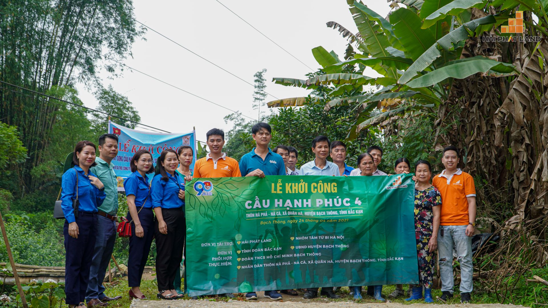 Hải Phát Land tiếp tục khởi công cây cầu thứ 4 trong hành trình "Xây cầu mơ ước - Tiếp bước tương lai"