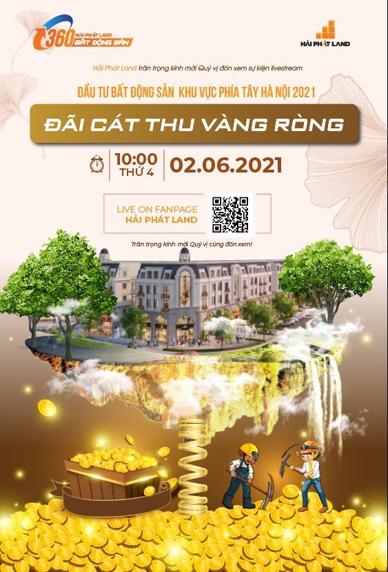 Đầu tư bất động sản khu vực phía Tây Hà Nội 2021: Đãi cát thu vàng ròng