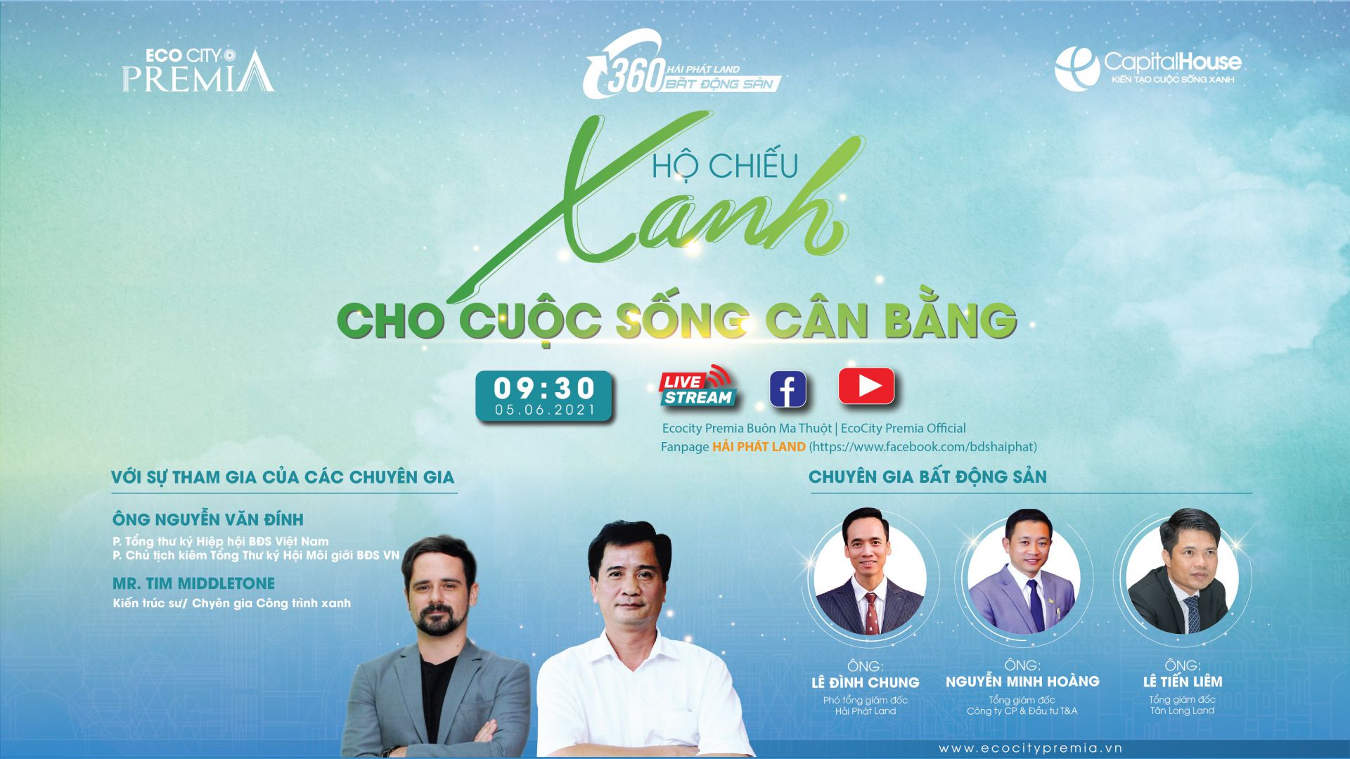 Hải Phát Land 360 độ BĐS - Số 07 - Tọa đàm "Hộ chiếu" Xanh cho cuộc sống cân bằng cùng Ecocity Premia!