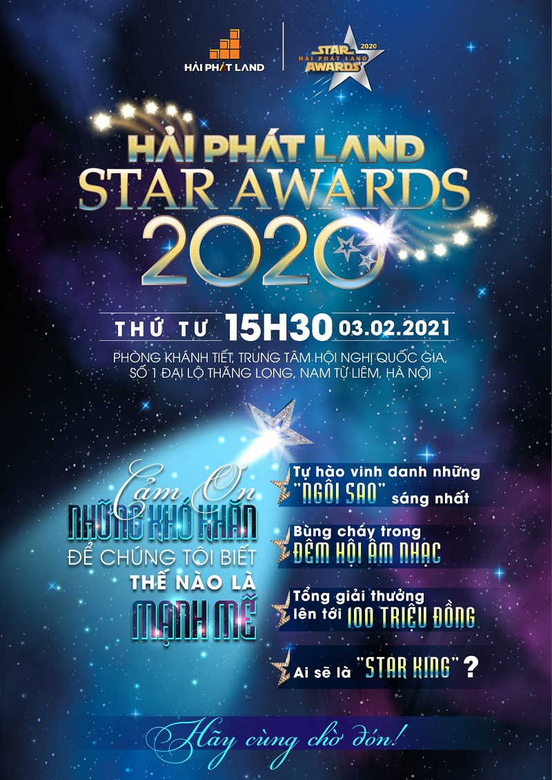 Hải Phát Land Star Awards 2020: Cảm ơn những khó khăn để chúng tôi biết thế nào là mạnh mẽ