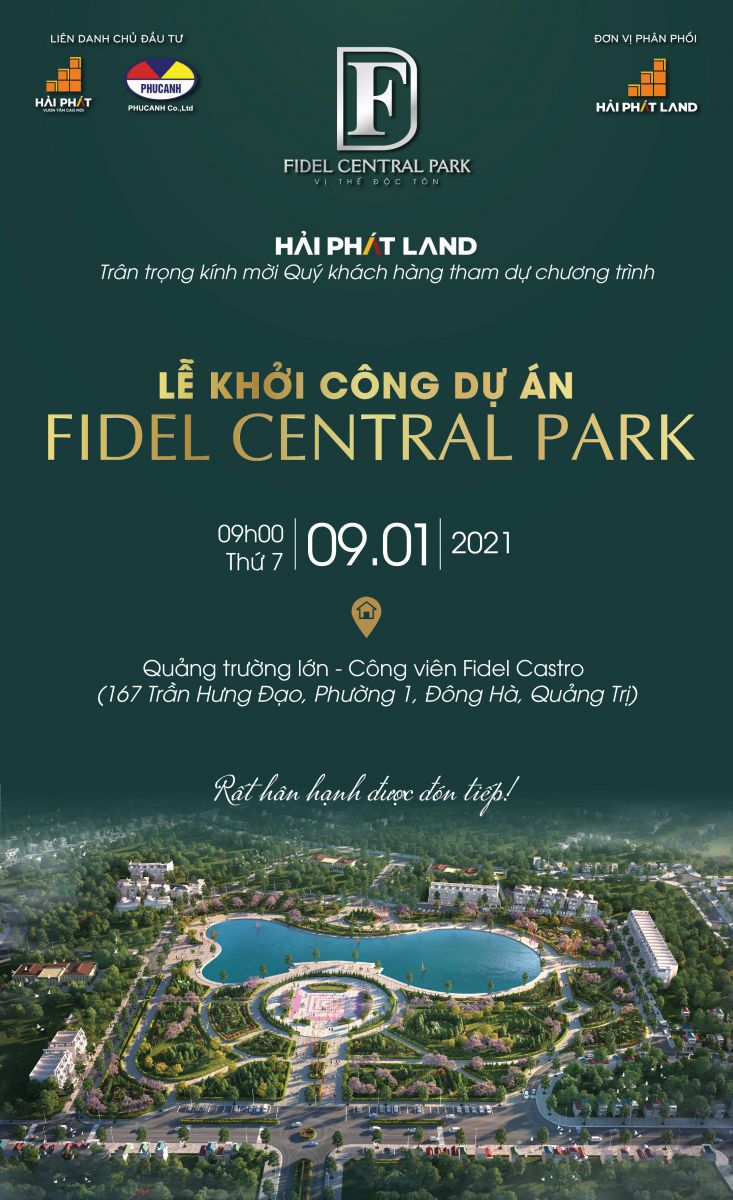 Lễ khởi công dự án Fidel Central Park 