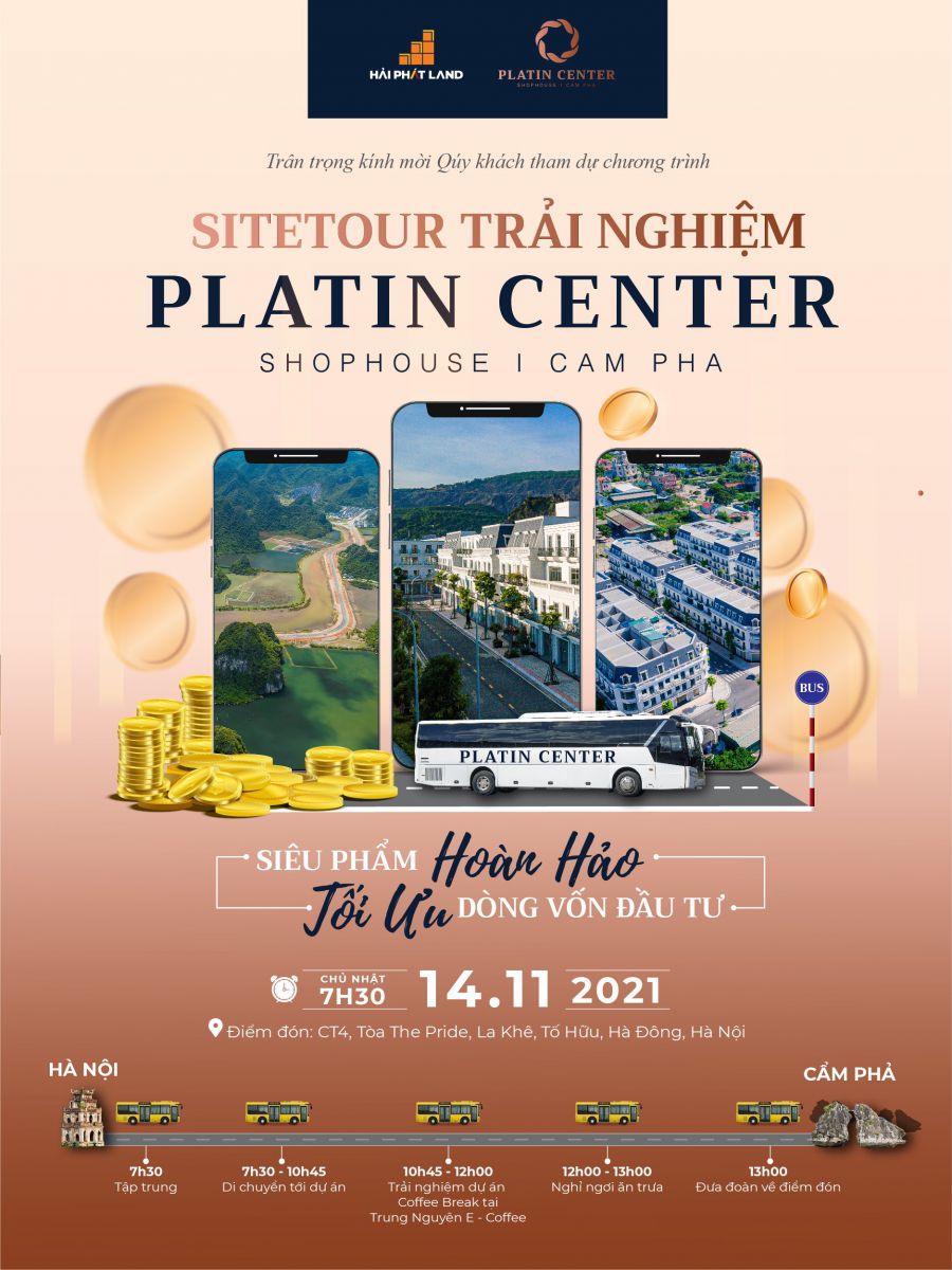 Sitetour trải nghiệm Platin Center Shophouse Cẩm Phả: Siêu phẩm hoàn hảo - Tối ưu dòng vống đầu tư