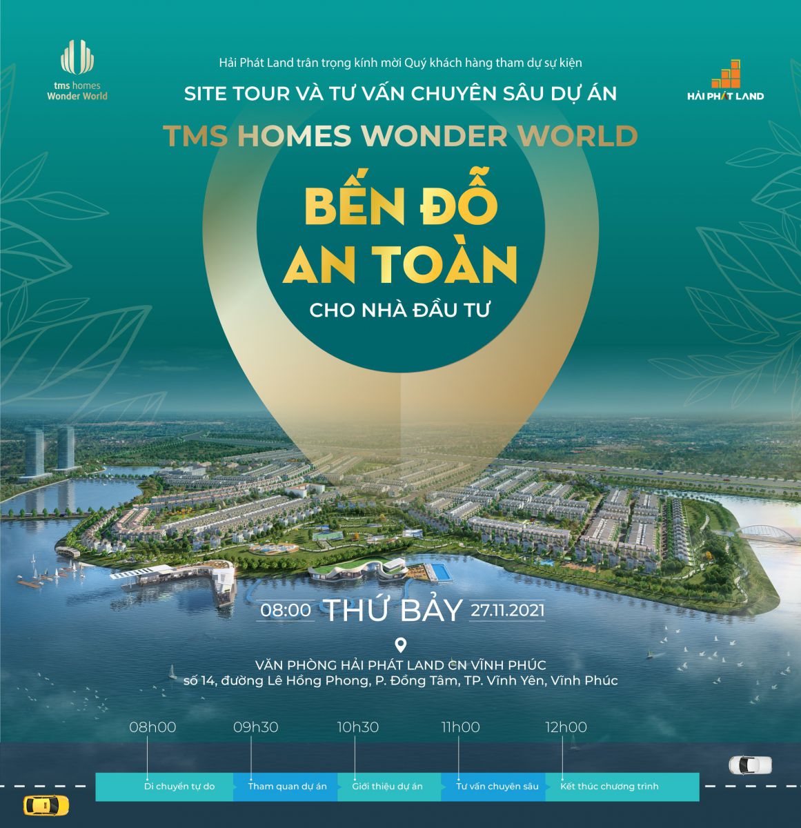 Sitetour và tư vấn chuyên sâu dự án TMS Homes Wonder World Bên đỗ an toàn cho nhà đầu tư