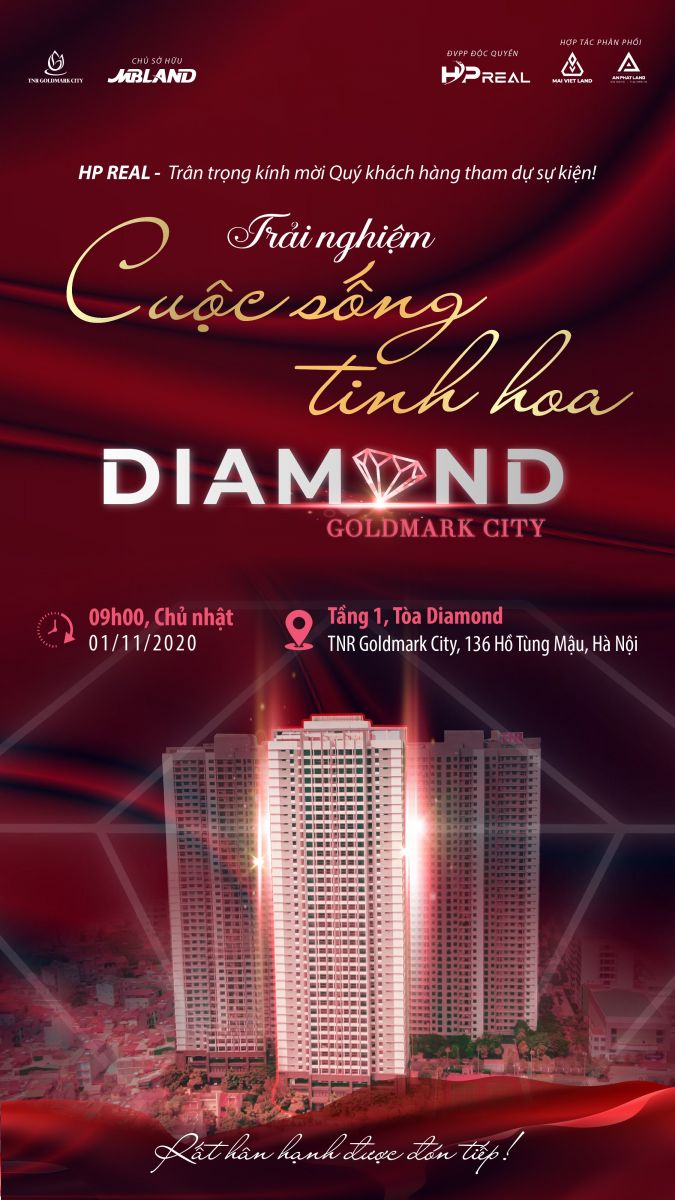 Trải nghiệm cuộc sống tinh hoa cùng Diamond Goldmark City